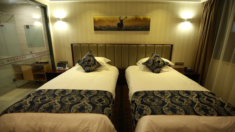 Bedroom 2, Venus Hotel (Rooftop Passenger Transport Center), Taizhou