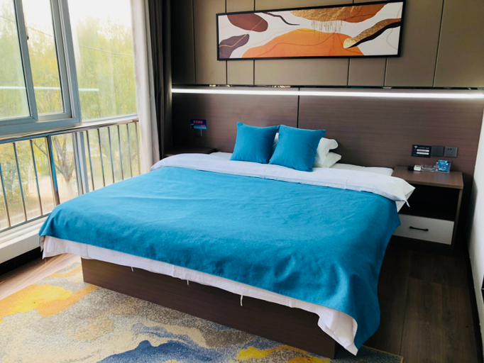 Bedroom 2, Caoxian Huangting Bieyuan Hotel, Heze