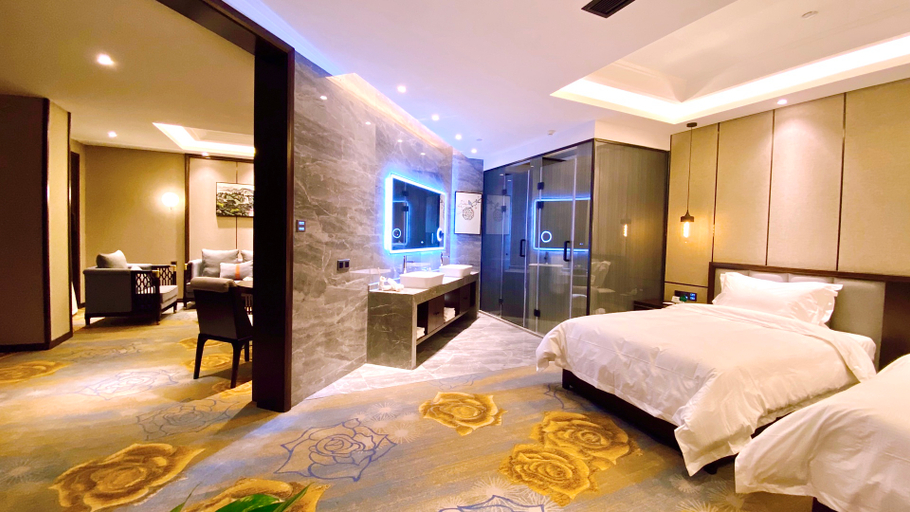 Bedroom, Ya Ou International Hotel, Gannan Tibetan