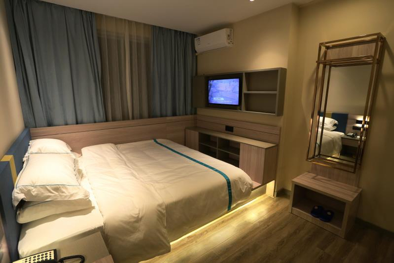 Bedroom 2, Pinshang Hotel (Yulin bus terminal store), Yulin