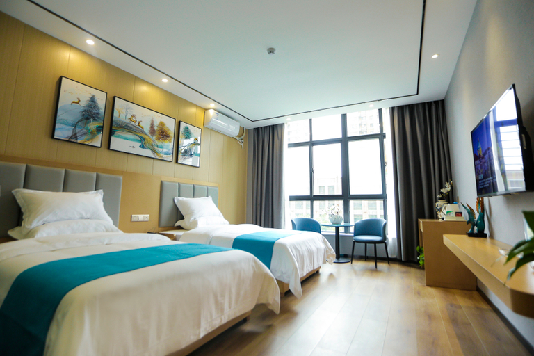 Bedroom 2, Xi'an Kaixin Elegant Hotel (Jingjiabao Subway Station), Xi'an