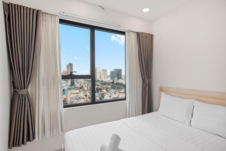 Bedroom 2, Smile Home - SOHO Apartment balcony , District 1