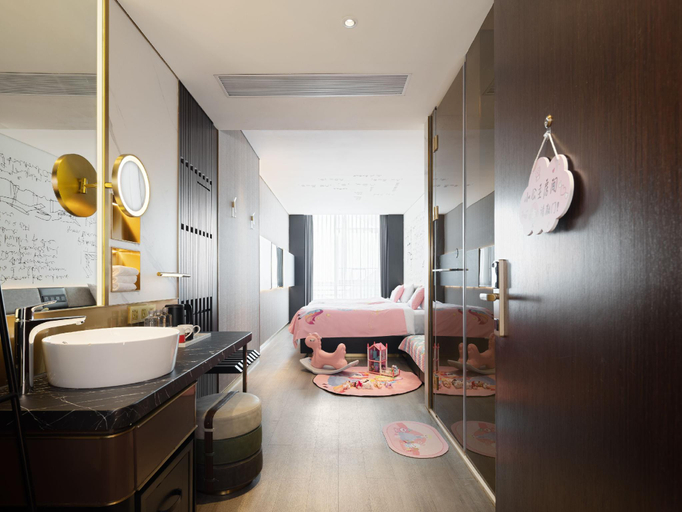 Bedroom 3, センクルーズセンターK11 CitiGOホテル, Shenzhen