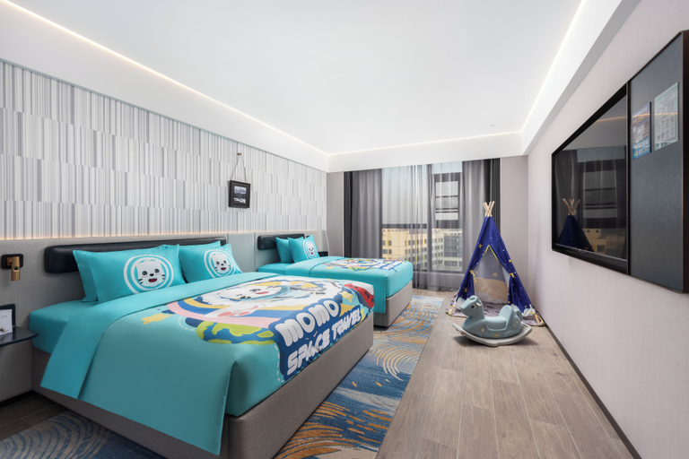 Bedroom 3, Yuncheng Pinglu Wanda Meihua Hotel, Yuncheng