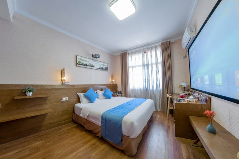 Bedroom 2, Jiaxing Xinlian Boutique Hotel (Baguaban Branch), Jiaxing