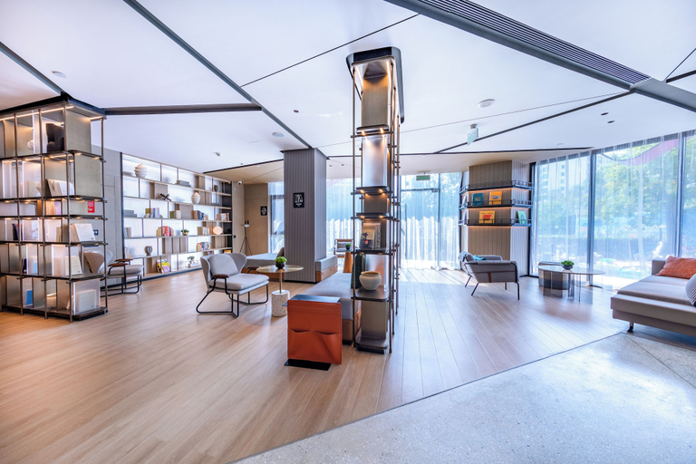 Reception 5, Atour Hotel, Hisense Plaza, May Fourth Square, Qingdao, Qingdao
