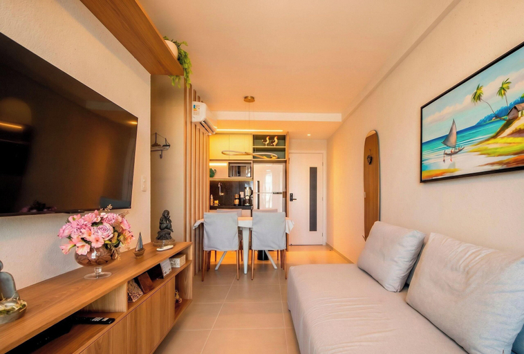 Living area 5, Apartment With a View 3 Minutes From the Beach by MME, Maceió (capital)