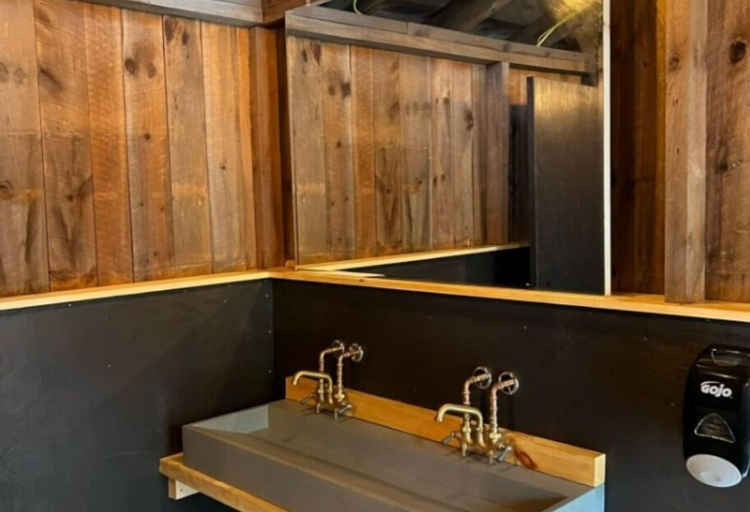 Bathroom, Ferncrest Campground, Pike