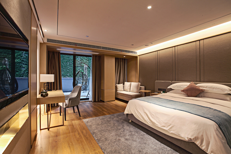 Bedroom, Chongqing Jingbo Hotel, Chongqing