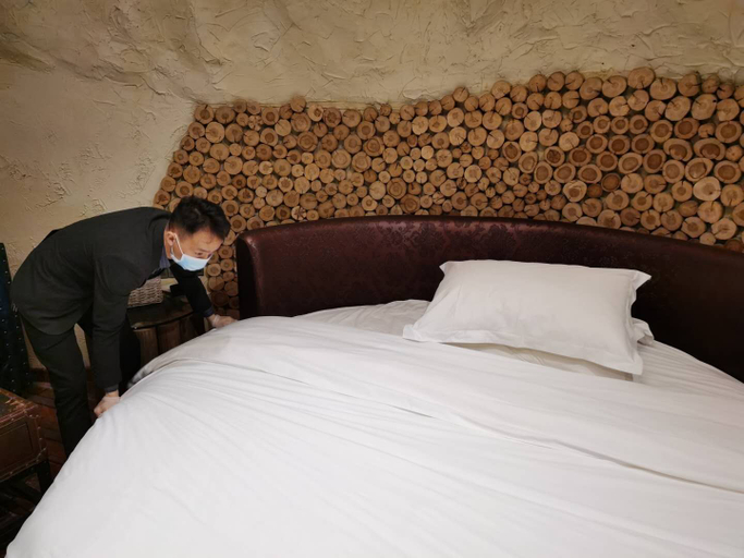 Bedroom 2, Yudie Theme Hotel (Jiangke University Taizidian Subway Station Store), Nanchang