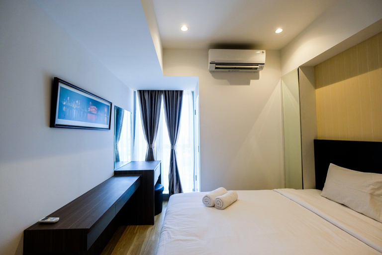 Bedroom 4, エレガントなベッドルーム 1 室、ブランズ BSD アパートメント、イオン モール近く, South Tangerang