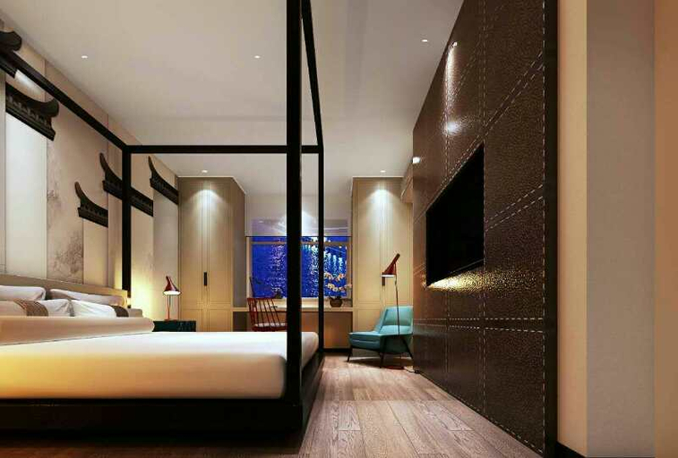 Bedroom 2, Dandong Guomen Qingyun Hotel, Sinŭiju