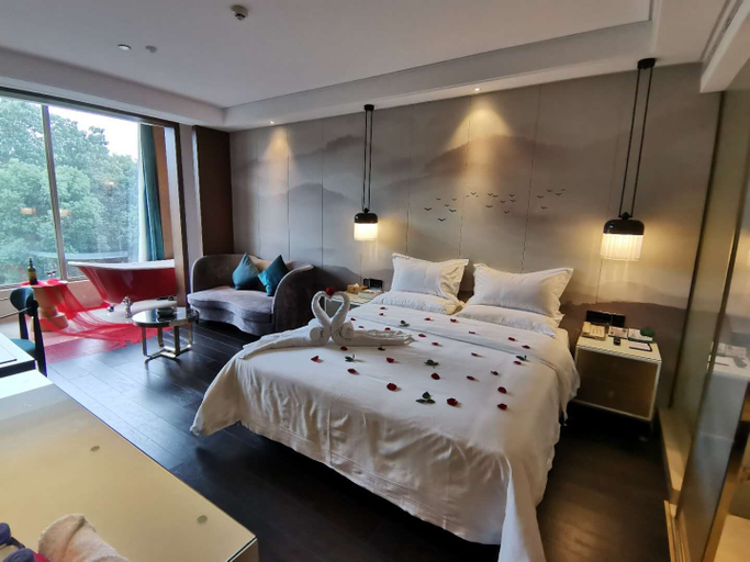 Bedroom 2, Jinsha Hot Spring Hotel, Lishui