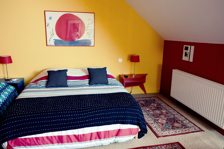 Bedroom 2, La Maison Jaune à la Janaie, Ille-et-Vilaine