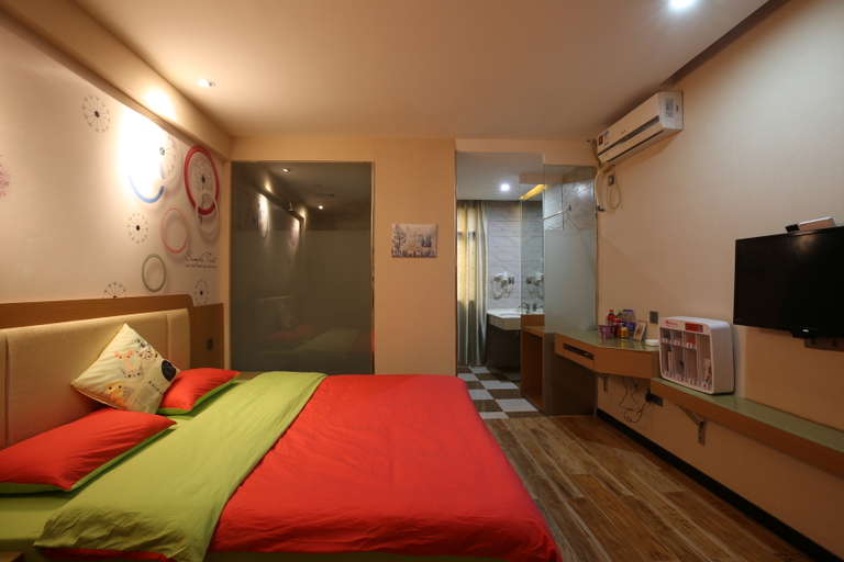 Bedroom 2, Xinyu Boutique Hotel(Jinjiang EMU station store), Quanzhou