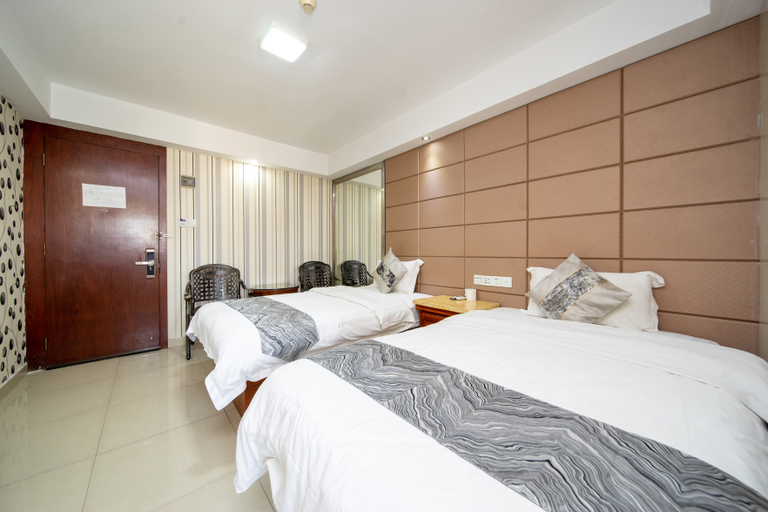 Bedroom 2, Junfu Hotel (Guangzhou R&F Haizhu City Jiangnan West Metro Station), Guangzhou