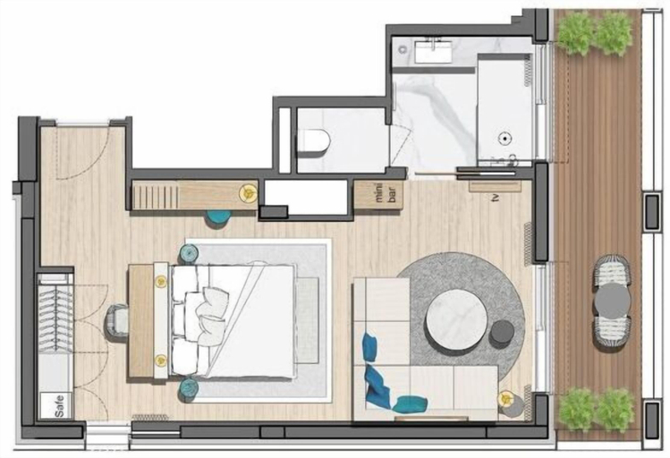Bedroom 3, ヴァティ・コーブ・ラグジュアリーリゾート&スパ, East Macedonia and Thrace