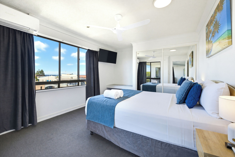 Bedroom 4, Belaire Place Motel Apartments, Caloundra - Caloundra S.