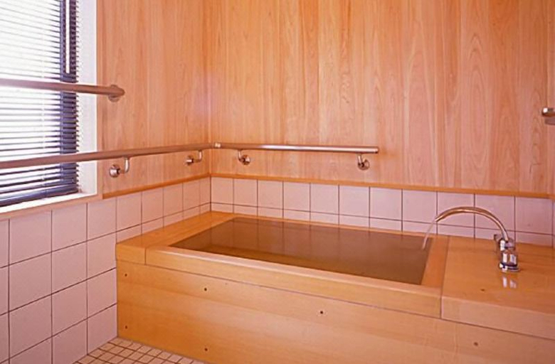 Bathroom, 瀬音・湯音の宿 浮羽, Hita