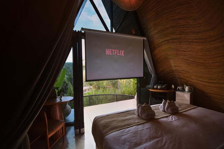 Bedroom 3, Delta Casa Ubud - A-Frame Jungle Retreat with Volcano View and Hot-Tubs, Gianyar