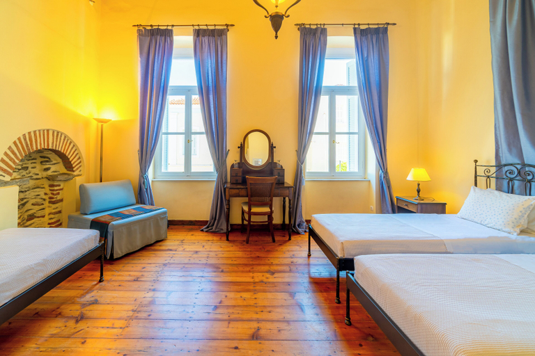 Bedroom 2, Archontiko Eleni Hotel by Explore Andros, South Aegean