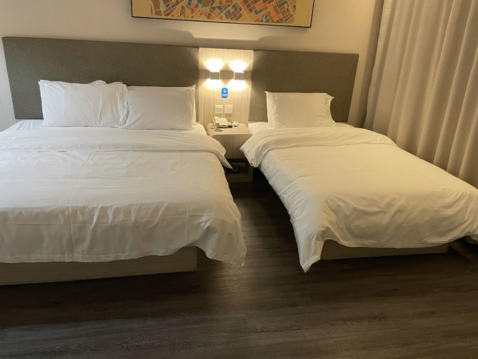 Bedroom 2, Hanting Hotel Taiyuan Datong Road Taigang Ximen, Taiyuan