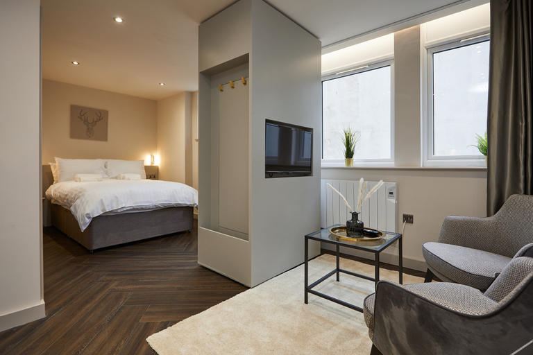 Bedroom 2, Humber Lofts Serviced Residences, Kingston upon Hull