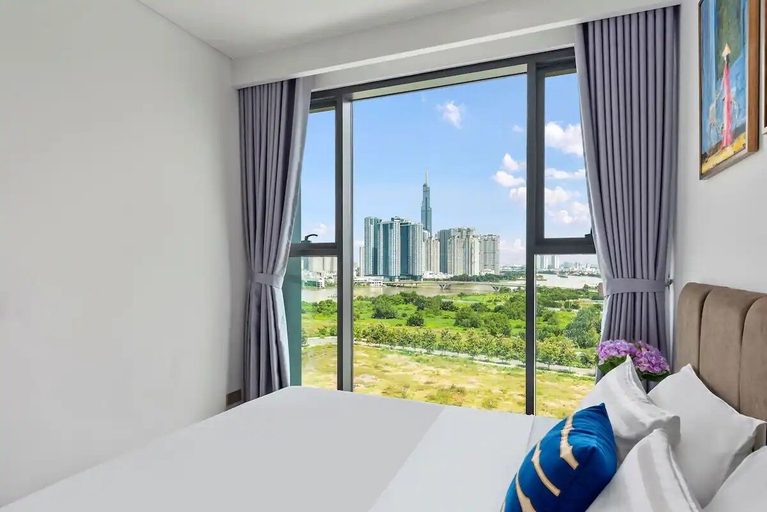Bedroom 3, Bluesky Zeit River Metropole Apt Hotel, District 2