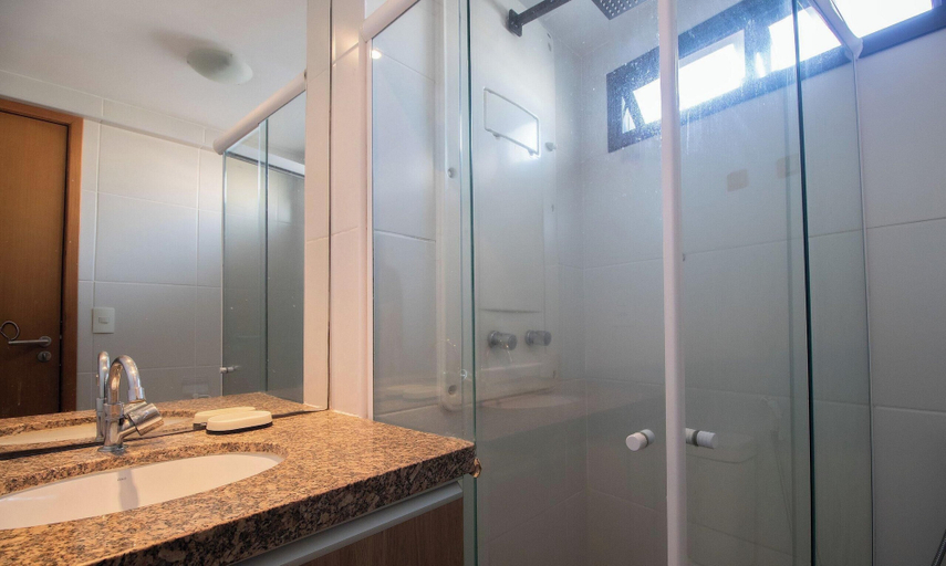 Bathroom 4, Apartment for 5 People Pool Ocean View by MME, Maceió (capital)