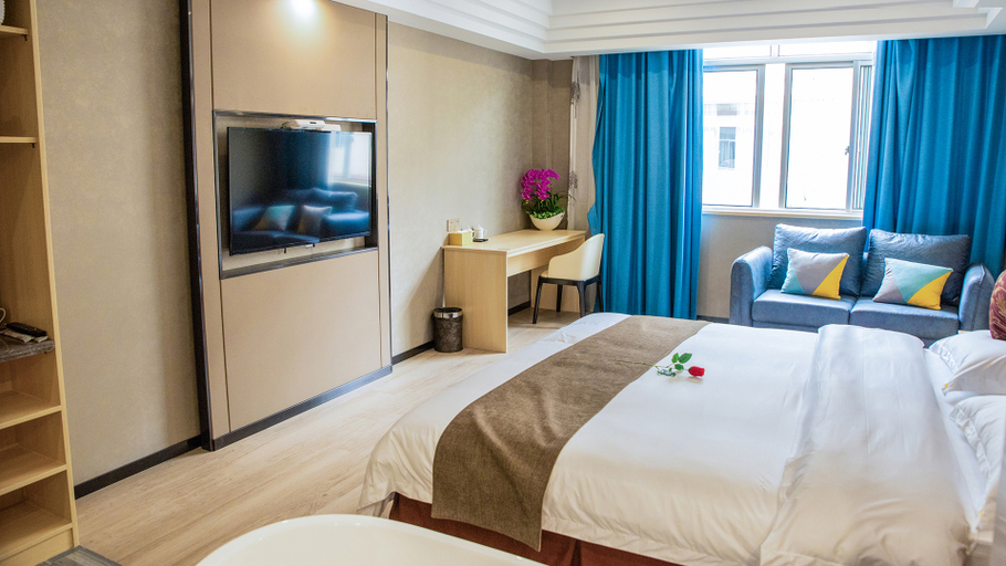 Bedroom, Yinlong Business Hotel Taizhou, Taizhou