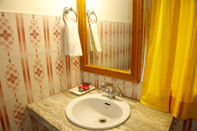 Bathroom, ホテル リシ パレス, Kullu