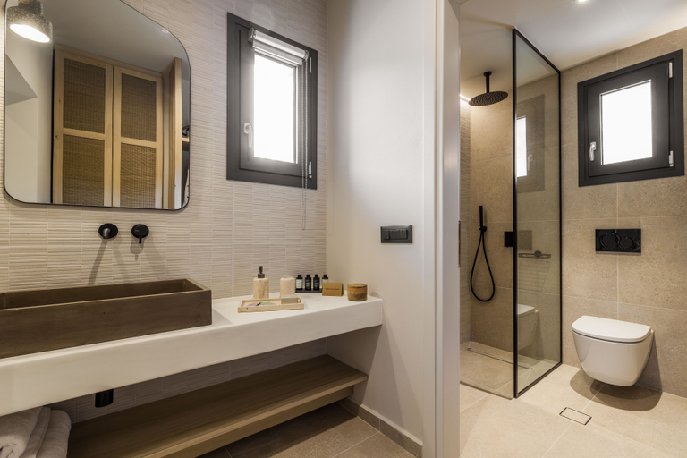 Bathroom 3, Topos Suites, Ionian Islands