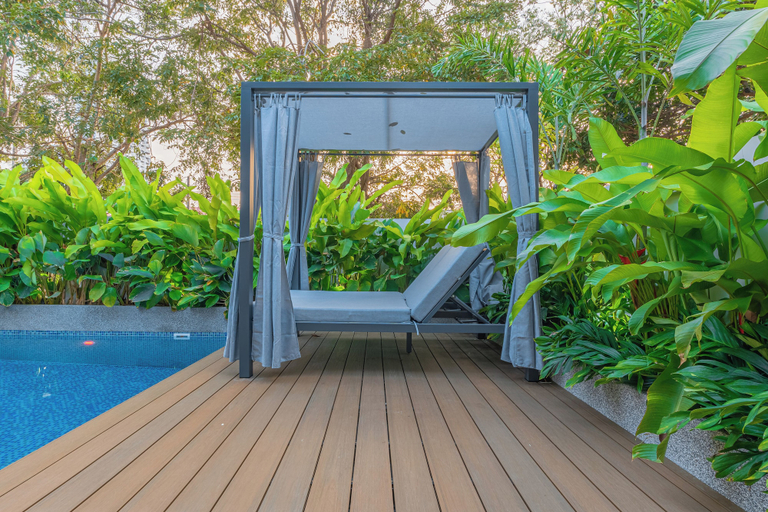 Outdoor pool, Lux 4BR Pool Villa 500m - Jomtien Beach, Pattaya