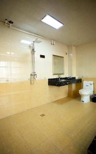 Bathroom, Fujin Huayuan Hotel, Jiamusi