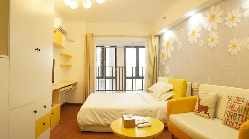 Bedroom 2, Binhai Apartment Hotel, Foshan