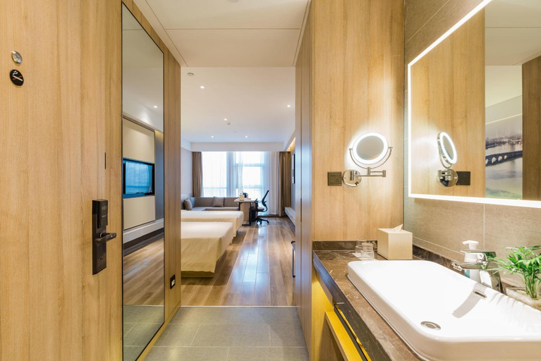 Bathroom 3, Atour Hotel Hefei South Railway Station Binhu Exhibition Center, Hefei