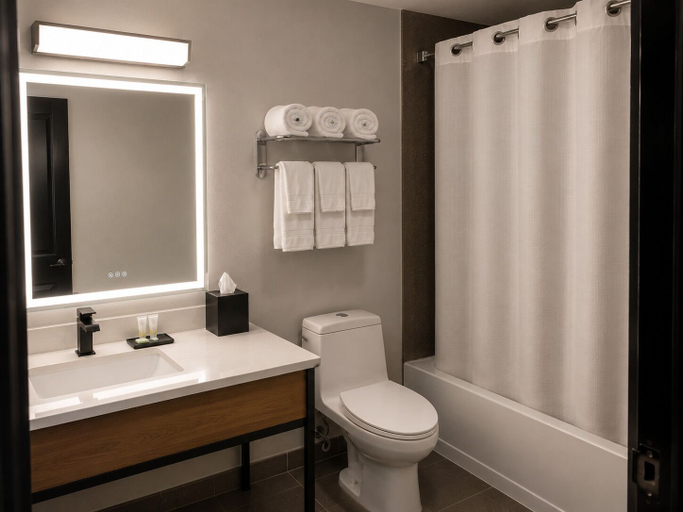 Bathroom 4, Super 8 by Wyndham Champaign, Champaign