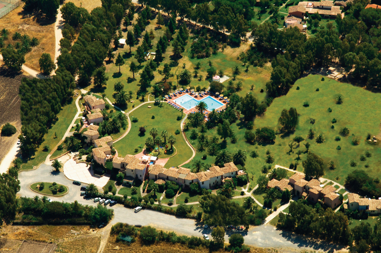 Aerial view, Residence Baia delle Palme, Cagliari