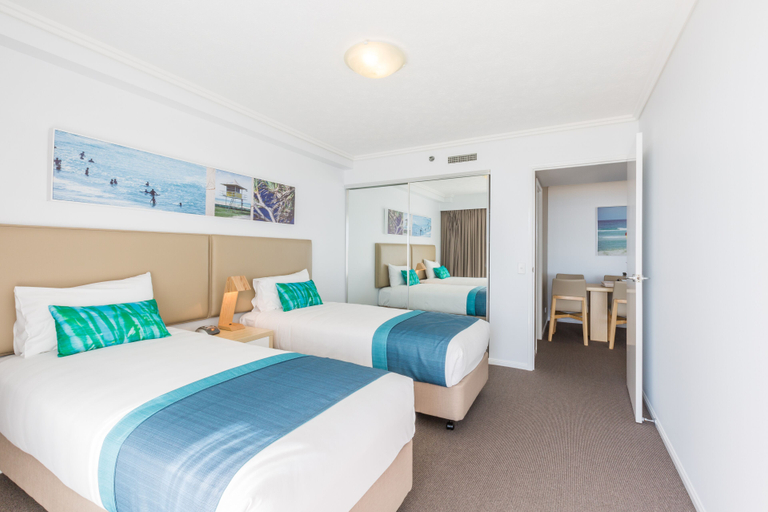 Bedroom 2, Club Wyndham Kirra Beach, Trademark Collection by Wyndham, Gold Coast