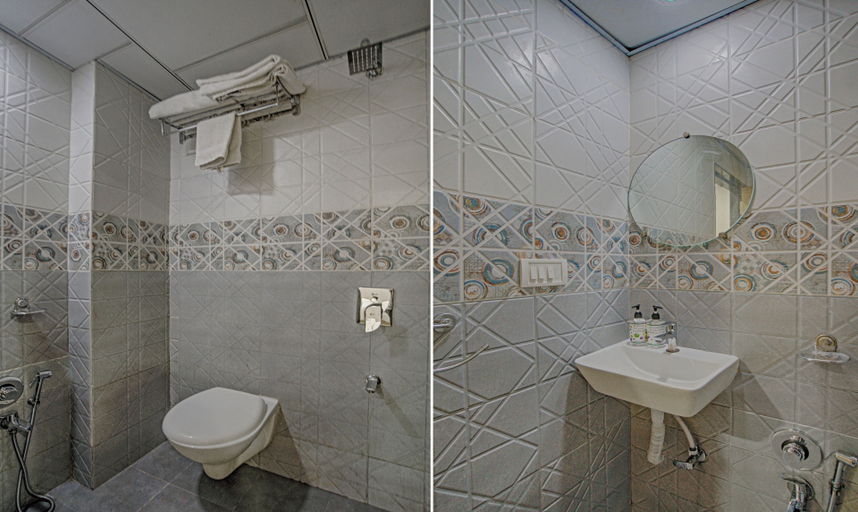 Bathroom 4, Hotel Natasha, Surat