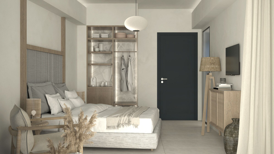 Bedroom 3, Cuore Santo Suites, South Aegean