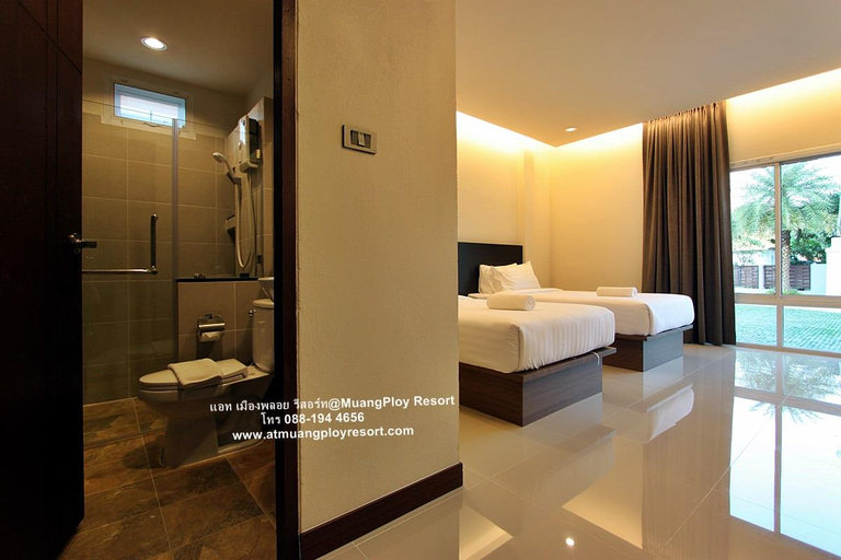 Bedroom 2, At Muangploy Resort, Bo Phloi