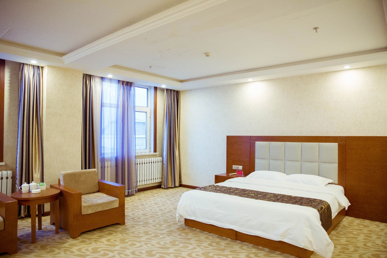 Bedroom 3, Yake Shiyuxin Business Hotel, Hulunbuir