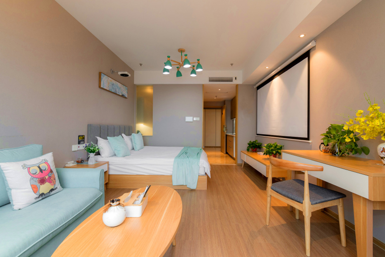Bedroom 2, Yunyue Lanting Hotel Apartment (Nanjing South Railway Station), Nanjing
