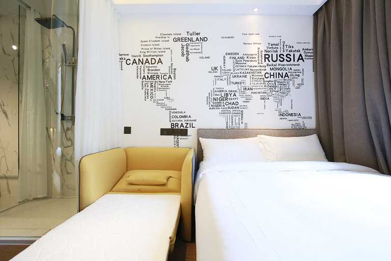 Bedroom 2, CJIA Apartment (Shanghai Xuhui Damuqiao Subway Station), Shanghai