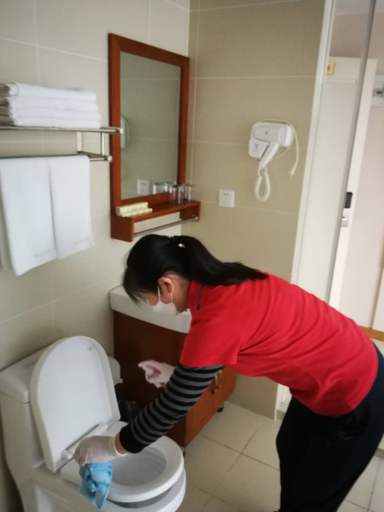 Bathroom 4, Qilong Hotel (Harbin Government Civil Aviation Building Shop), Harbin