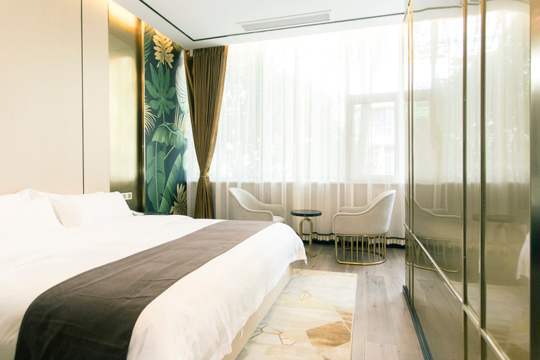 Bedroom 2, Yanting Yujing Smart Hotel, Mianyang