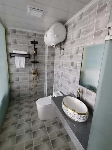 Bathroom 3, Linxian Kelaixuan Hotel, Luliang