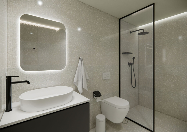 Bathroom 4, Grid III by Zoia Living, Attica