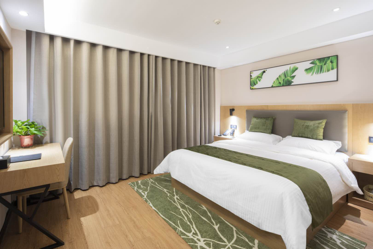 Bedroom, GreenTree Hotel (Shangqiu South Railway Station Store), Shangqiu